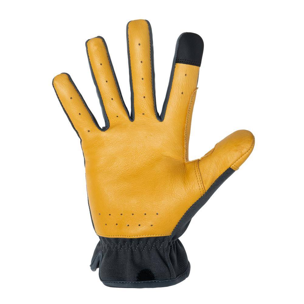 FIRM GRIP Large Duck Canvas Hybrid Leather Work Gloves 56327-010