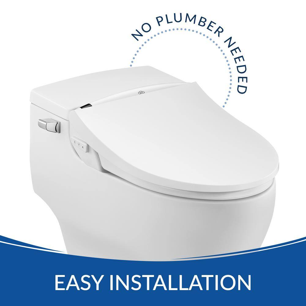 BIO BIDET DIB Special Edition Electrical Bidet Seat for Round Toilets in White DIB-850R