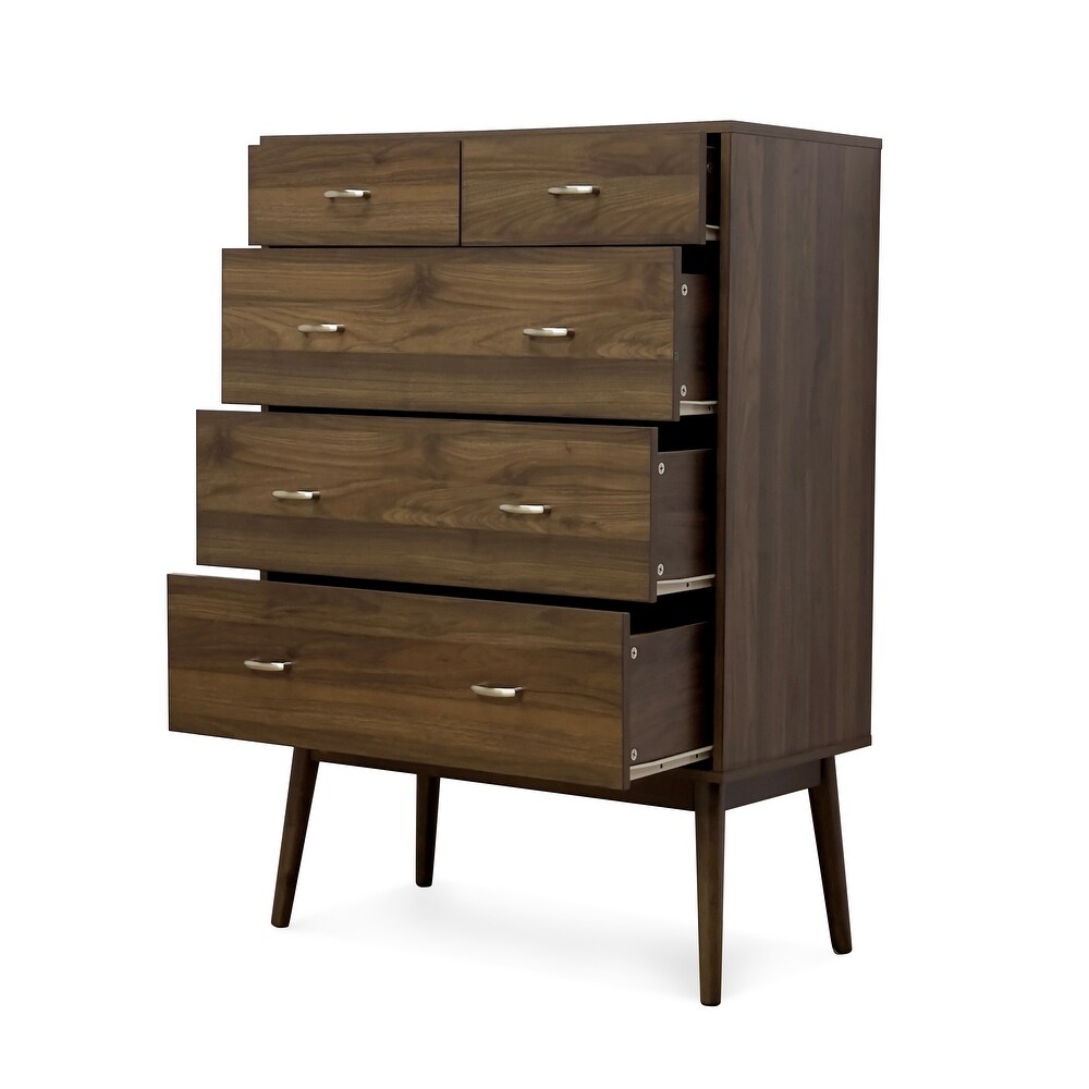 Curtisian 3 Piece 5 Drawer Dresser and Nightstand Bedroom Set by Christopher Knight Home