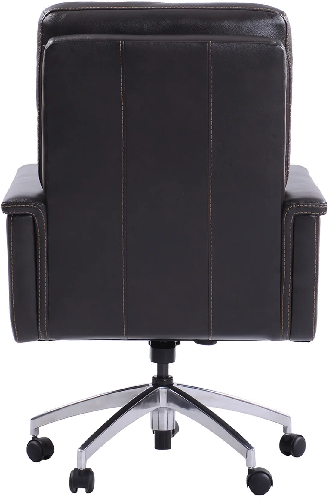 Verana Cafe Brown Leather Desk Chair