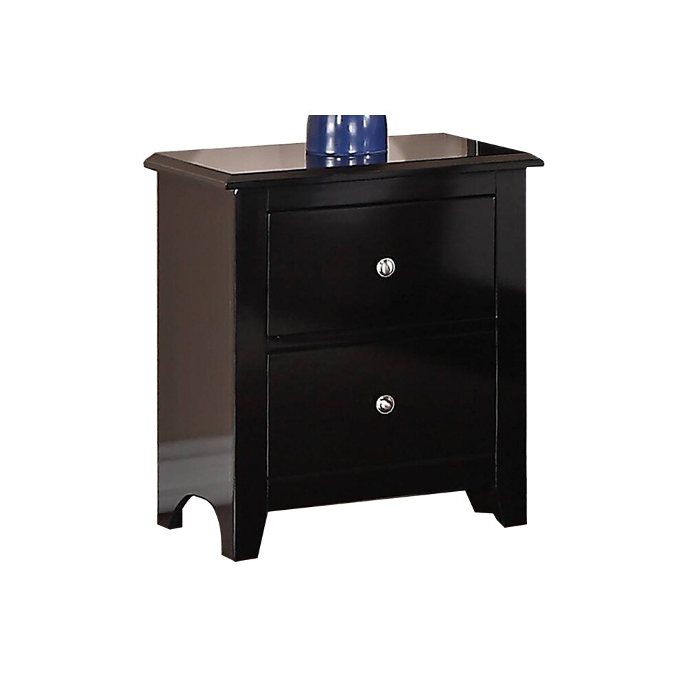 Nightstand With 2 Drawers Storage