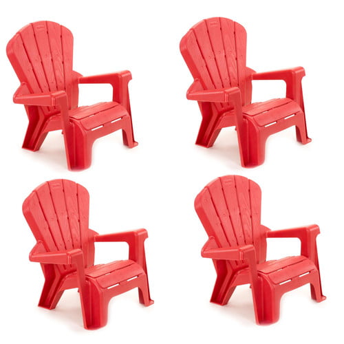 Little Tikes Garden Chair Pink 4 Pack (15.25 in. W x 18.75 in. D x 22 H in. )