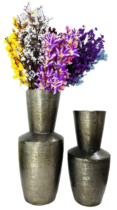 Brass Antique Aluminum  Flower Vase Flower Vase For Indoor Home   Garden Decoration for home decoration