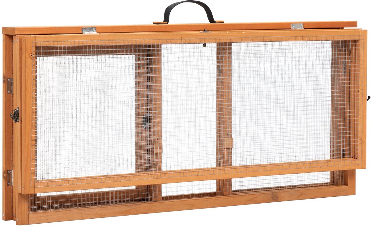 Coziwow Collapsible Small Pet Hutch， Orange