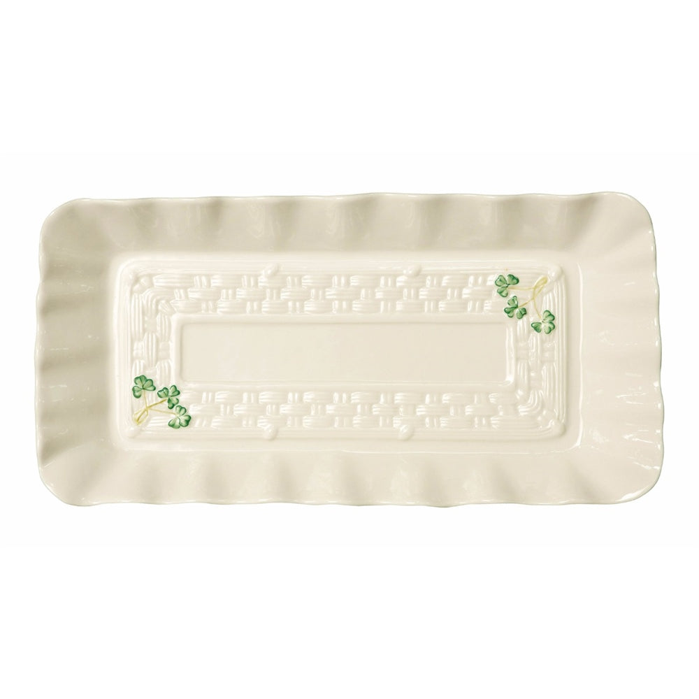 Belleek Classic Shamrock Tray