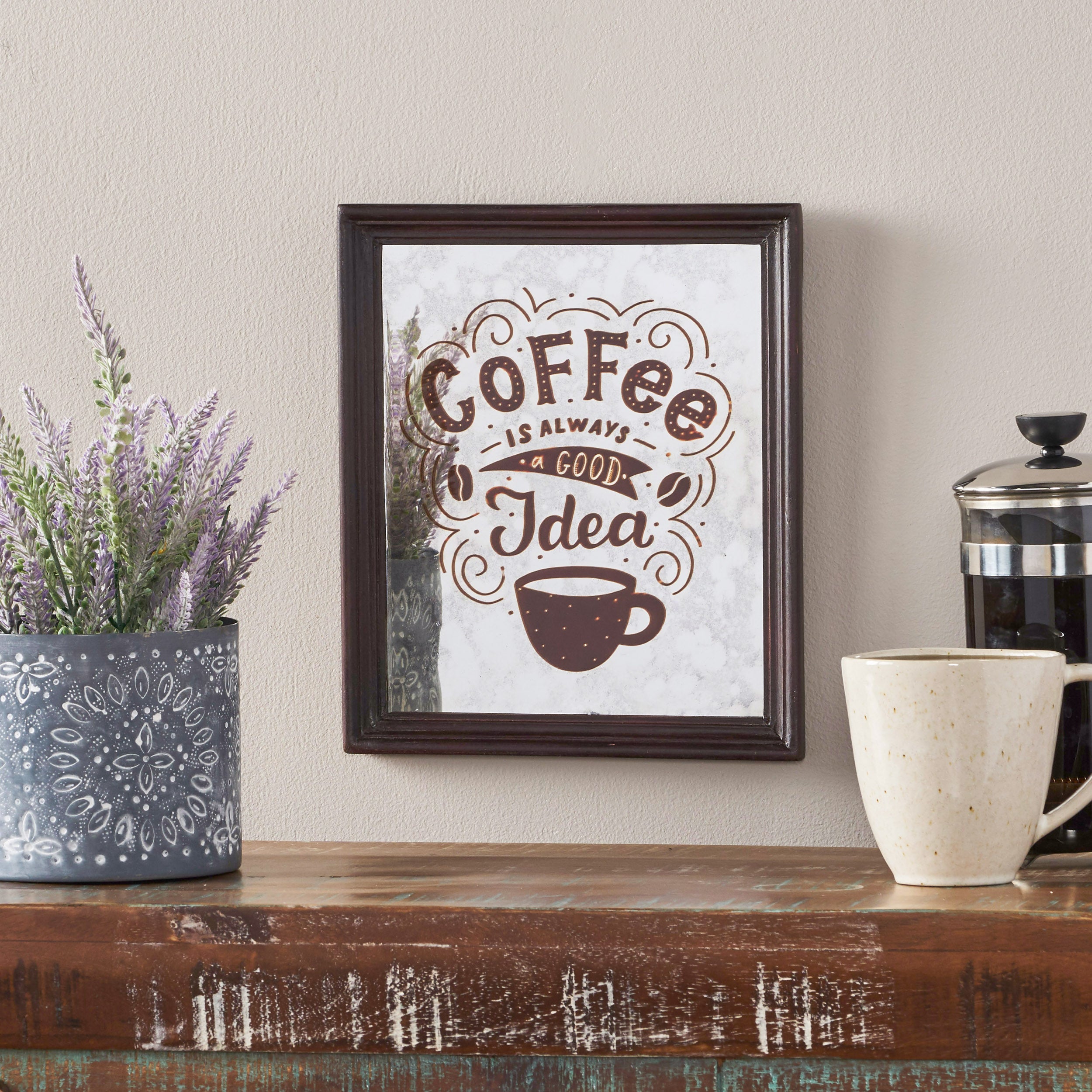 Geraldine Inspirational Coffee Wall Art