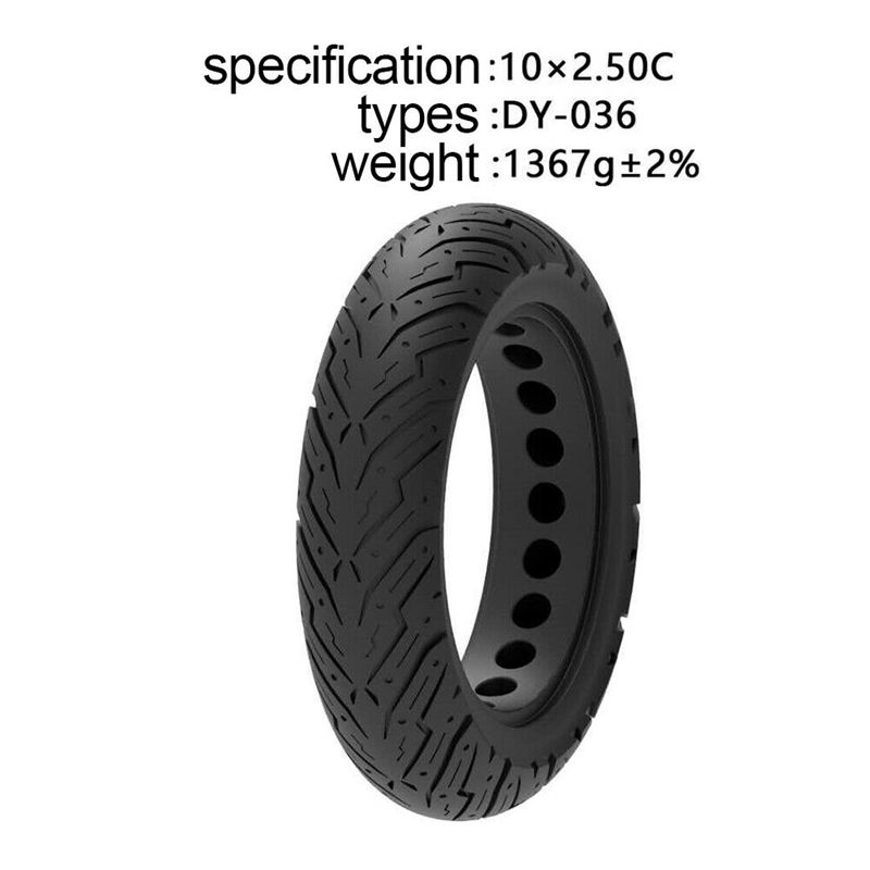 10x2.50M Solid Tire For Max G30/G30LP/G30P Electric Scooter 10 Inch 601/70 6 1/2 Upgrade And Replace Explosion proof Solid tyre