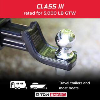 TowSmart Class 3 5000 lb. 2 in. Ball Diameter 1 in. Shank Diameter 3 in. Shank Length Chrome Trailer Hitch Ball 765