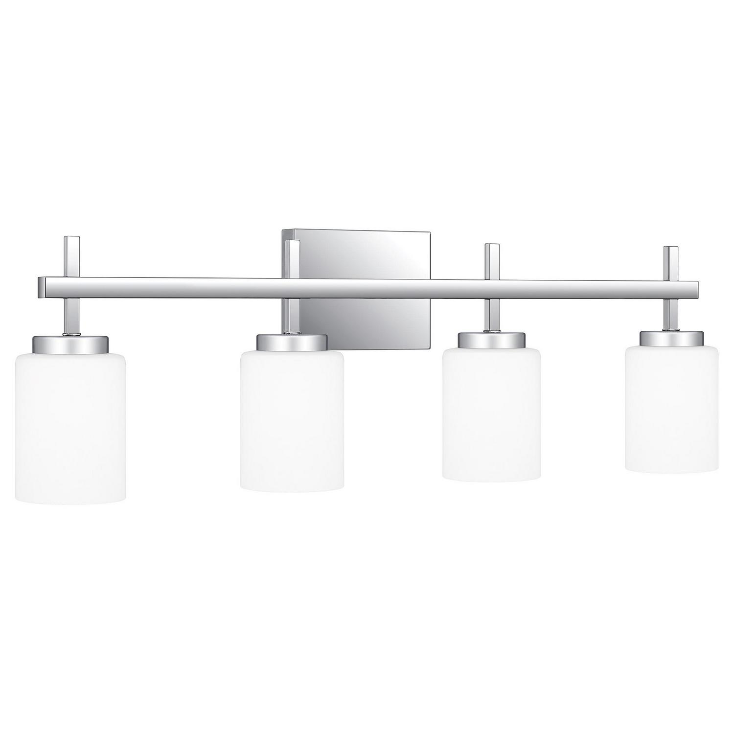 Ashley Harbour Ezra 4-Light Polished Chrome Bath Light