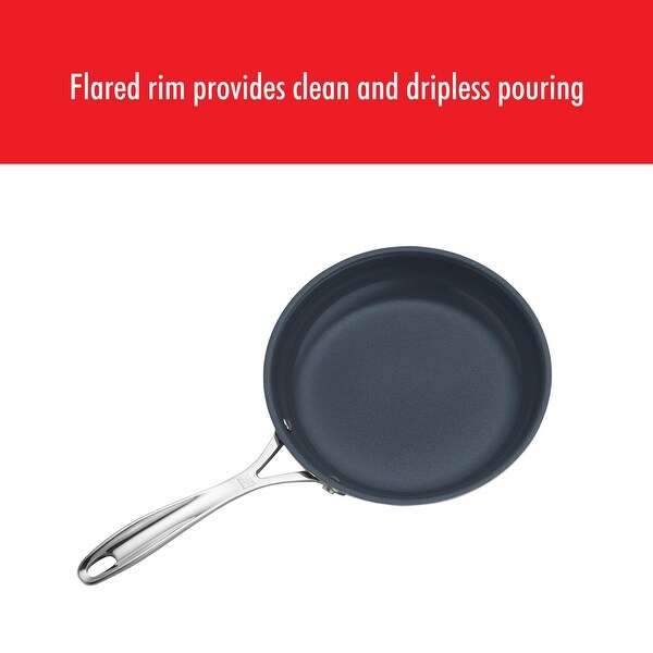 ZWILLING Clad CFX Stainless Steel Ceramic Nonstick Fry Pan