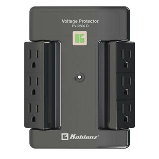 Koblenz 6-Outlet Rotating Voltage Surge Protector (PV-2500 D) KOBLENZ PV-2500 D