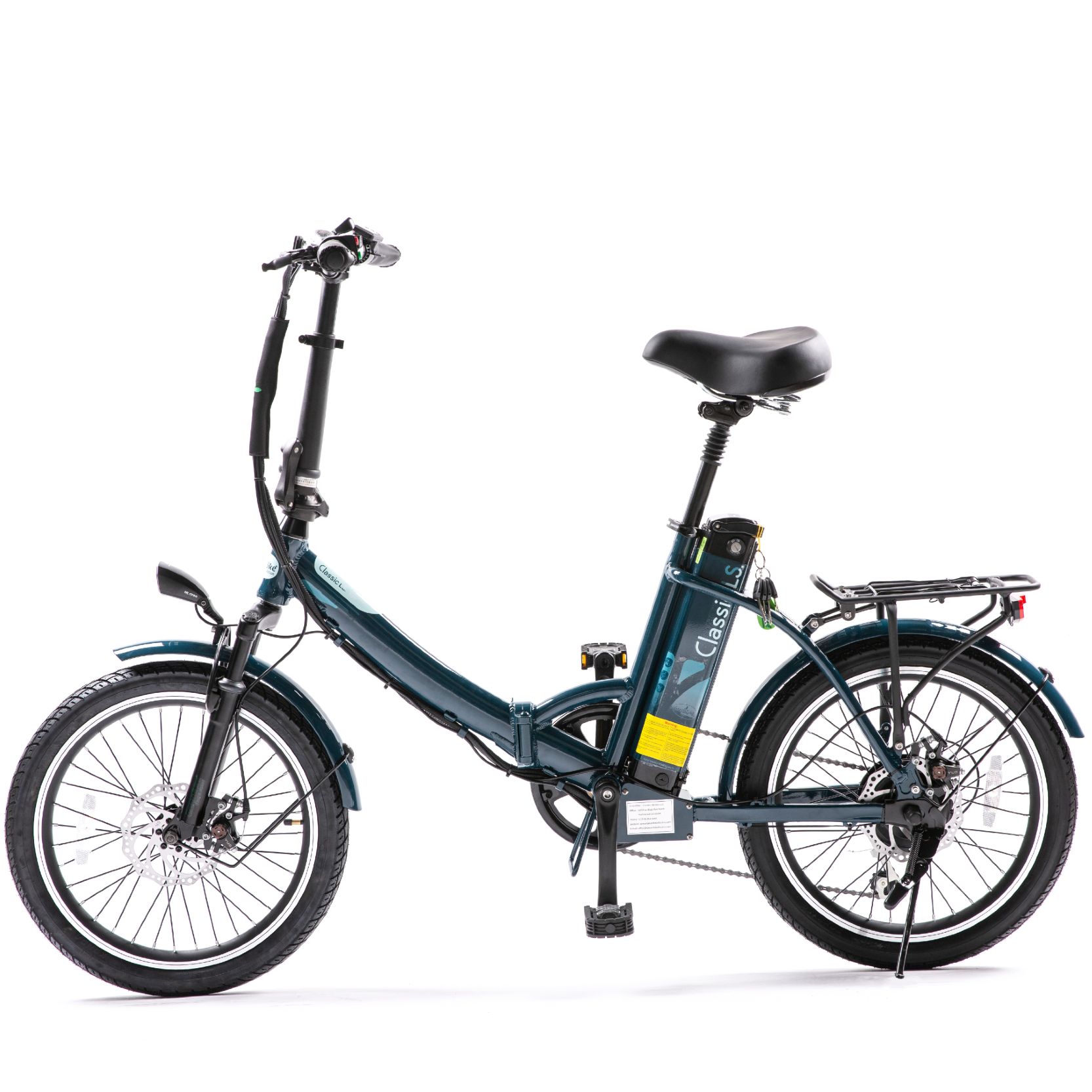 Green Bike Electric Classic LS Step Thru 36V Folding Ebike