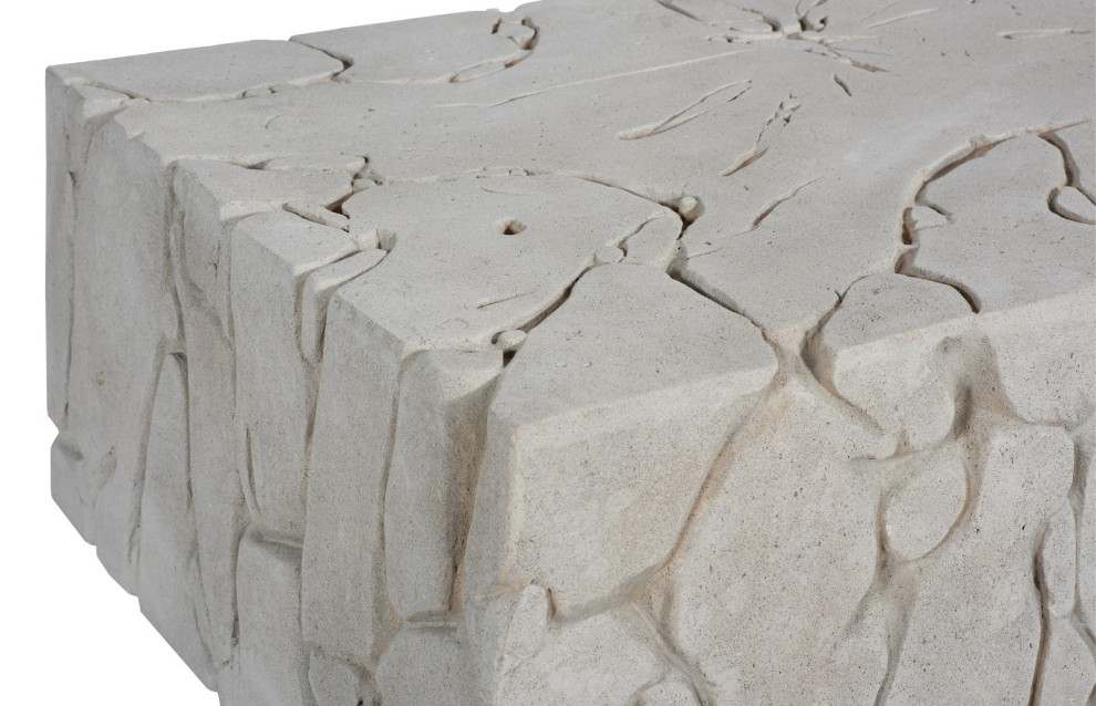 Chunk Coffee Table  Rectangle  Roman Stone   Coffee Tables   by Phillips Collection  Houzz