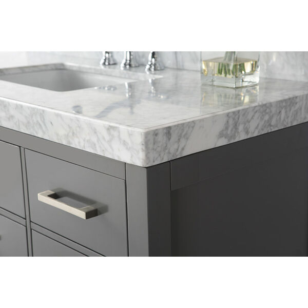 Elizabeth Sapphire Gray 48-Inch Vanity Console with Mirror