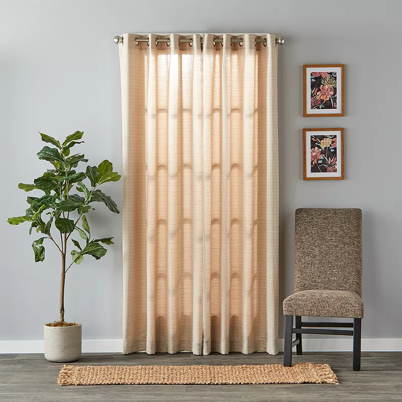 Saturday Knight， Ltd. 1-panel SunSafe Maeve Window Curtain