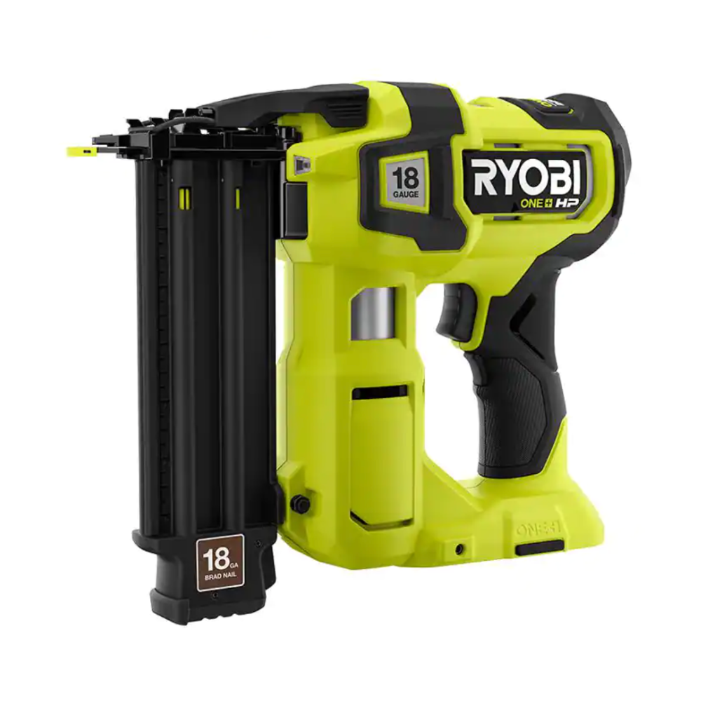 Ryobi ONE+ HP 18V 18-Gauge Brushless Cordless AirStrike Brad Nailer， Tool Only (P322)