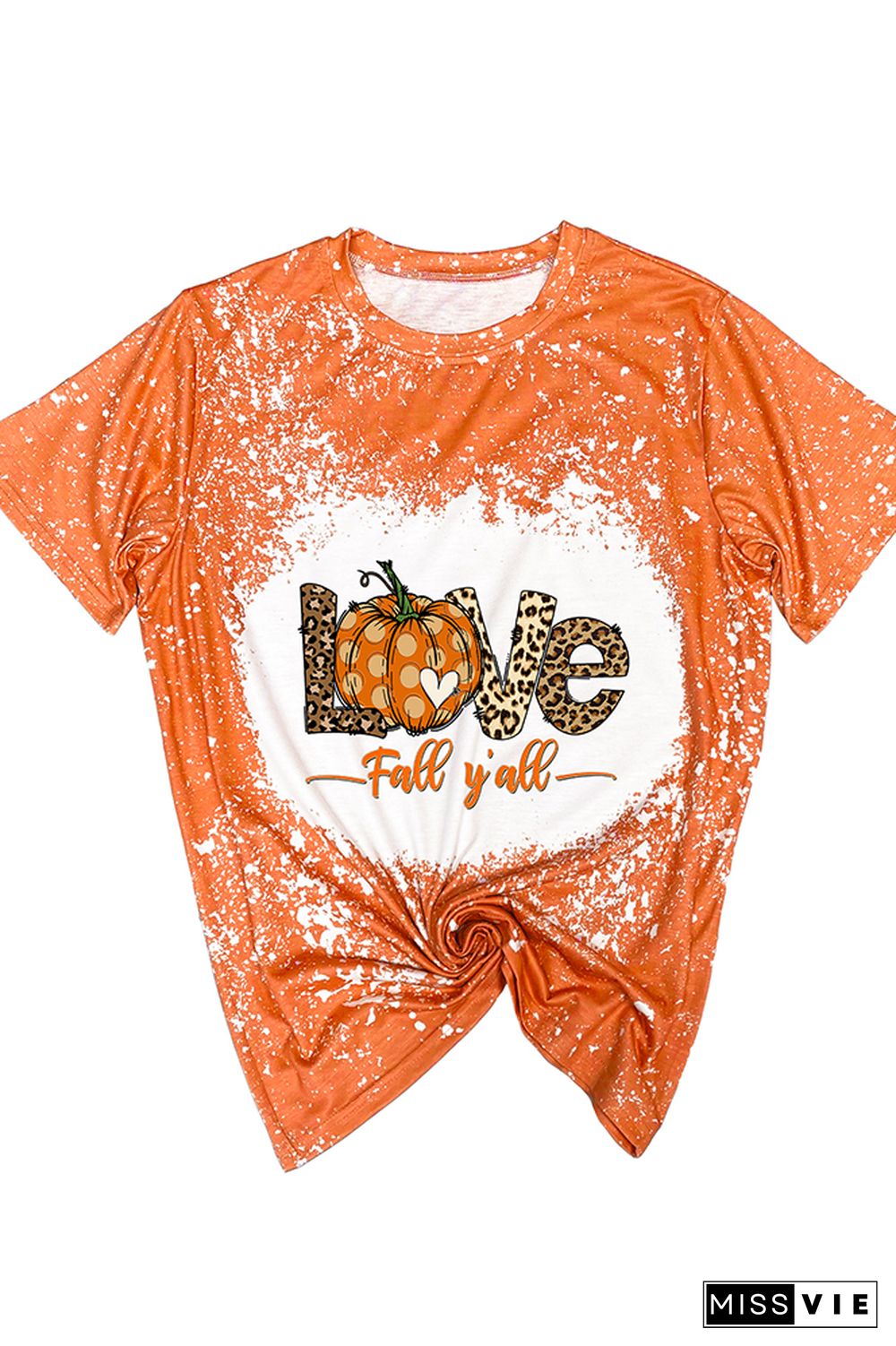 Love Fall Y'All Pumpkin Graphic Tee Wholesale