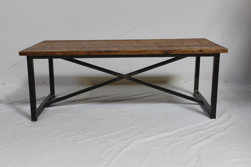 Bunty Solid Wood Coffee Table   Industrial   Coffee Tables   by Rustic Home Interiors  Houzz