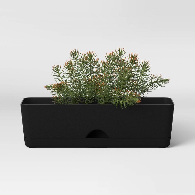 Self watering Window Rectangular Indoor Outdoor Planter Box