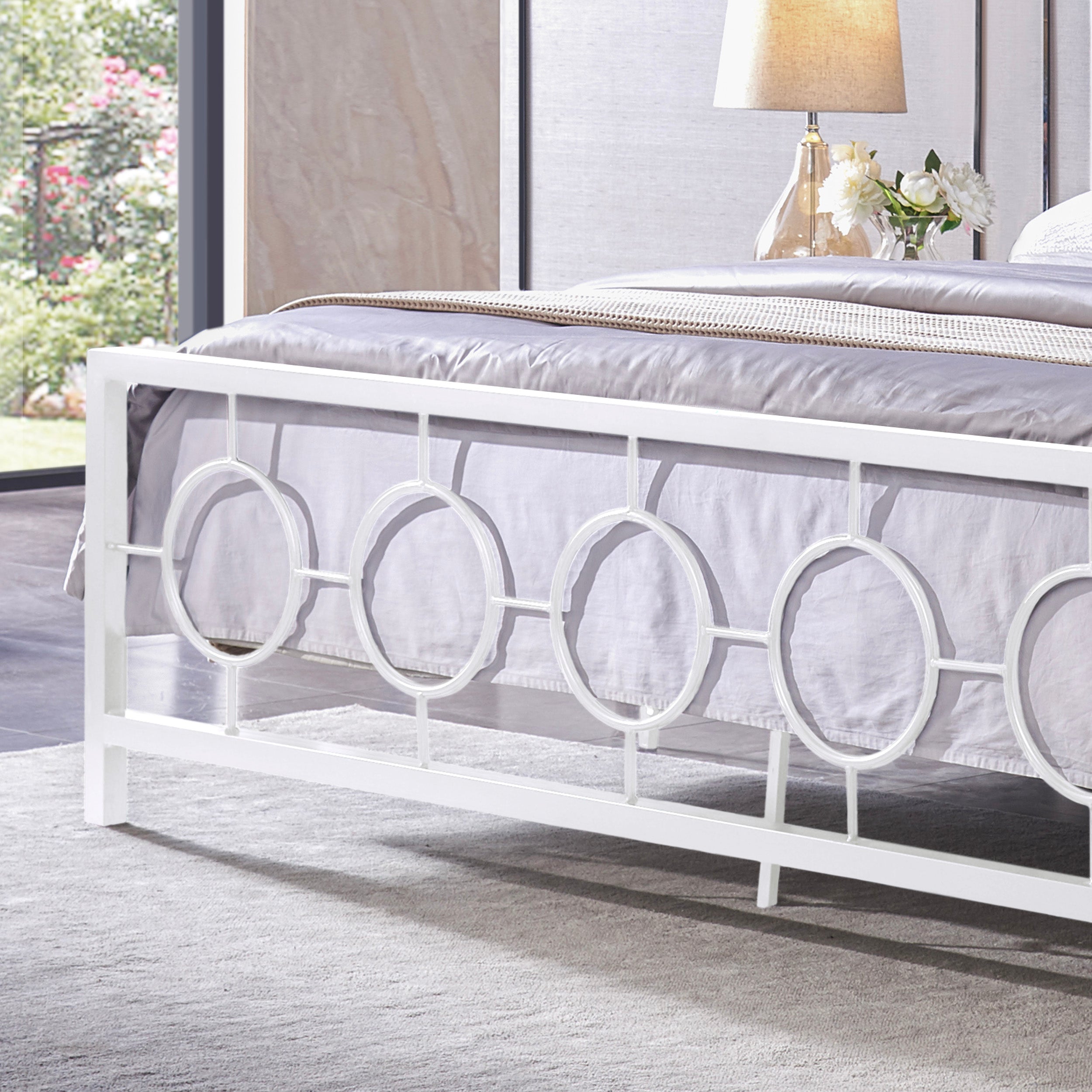 Doris Modern Iron King Bed