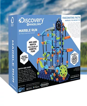 Discovery #MINDBLOWN Marble Run 321 Piece Construction Set