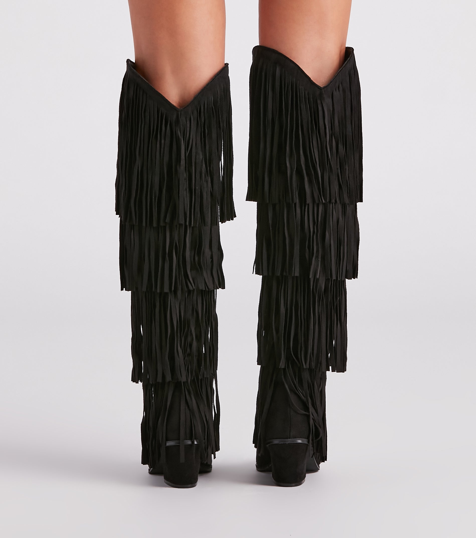 Shake It Off Fringe Cowgirl Boots