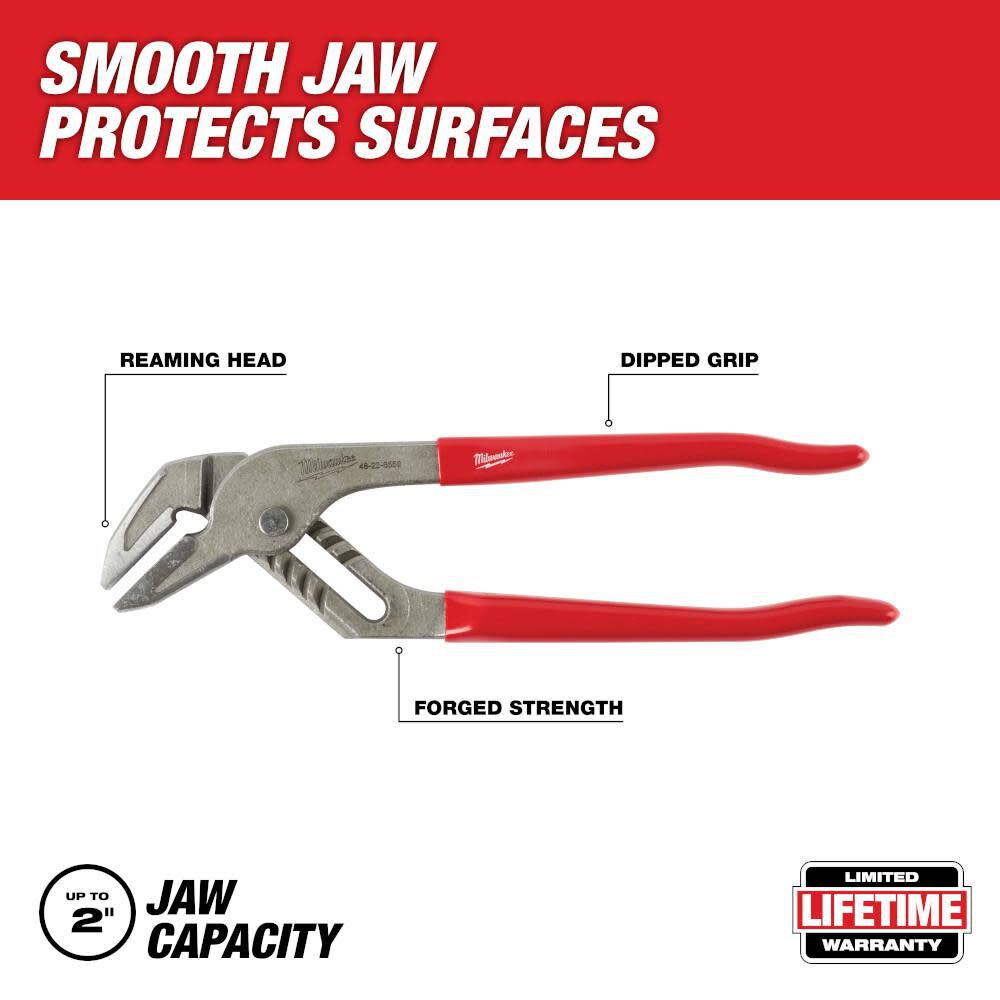 Milwaukee 10'' Smooth Jaw 48-22-6550 from Milwaukee