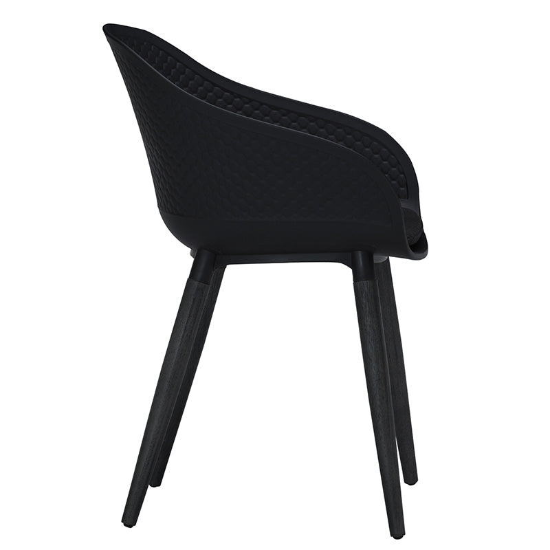 UNITY Arm Chair - Dark Grey & Black