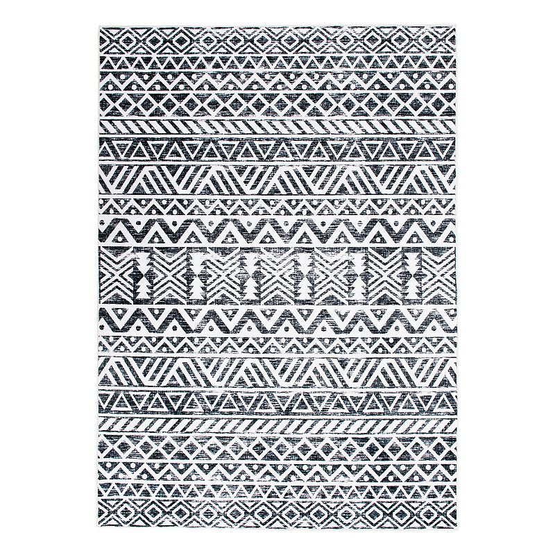 World Rug Gallery Austin Contemporary Machine Washable Rug