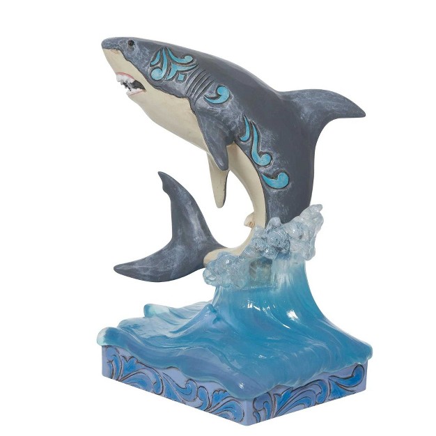 Jim Shore Great White Shark One Figurine 5 75 Inches Animal Planet 6010942 Polyresin Multicolored