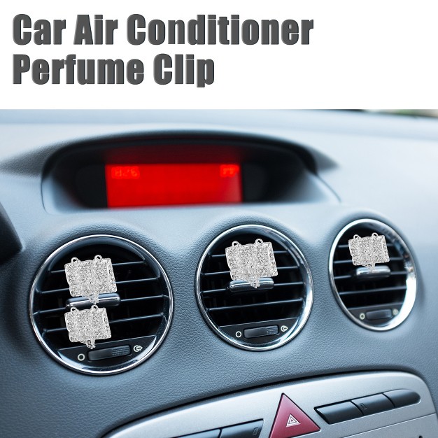 Unique Bargains Car Bag Shape Clips For Air Conditioner Outlet Vent Clips 4 Pcs