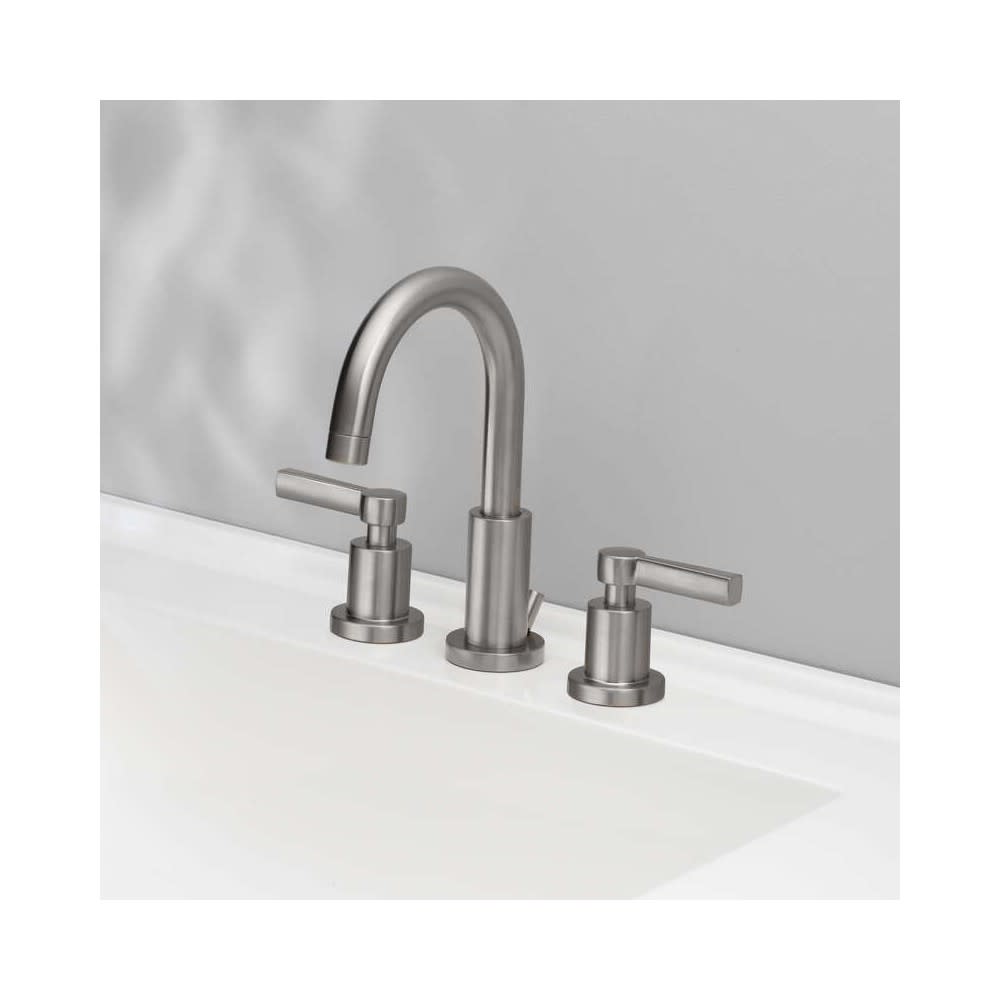 Oakbrook Bathroom Sink Faucet Two Handle Brushed Nickel