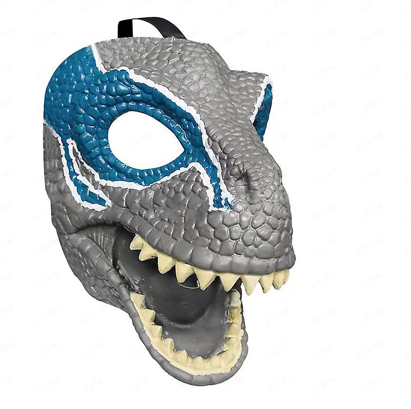 Halloween Party Cosplay Mask Simulation Jurassic Tyrannosaurus Rex Dinosaur Mask Headgear Latex Material