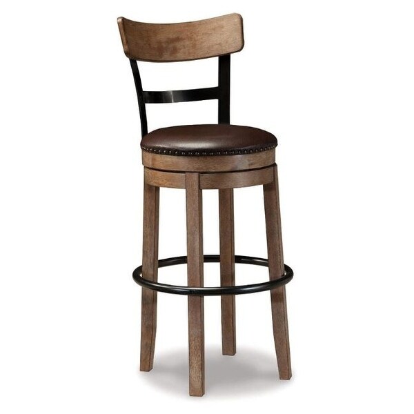 Signature Design by Ashley Pinnadel Swivel Pub Height Barstool