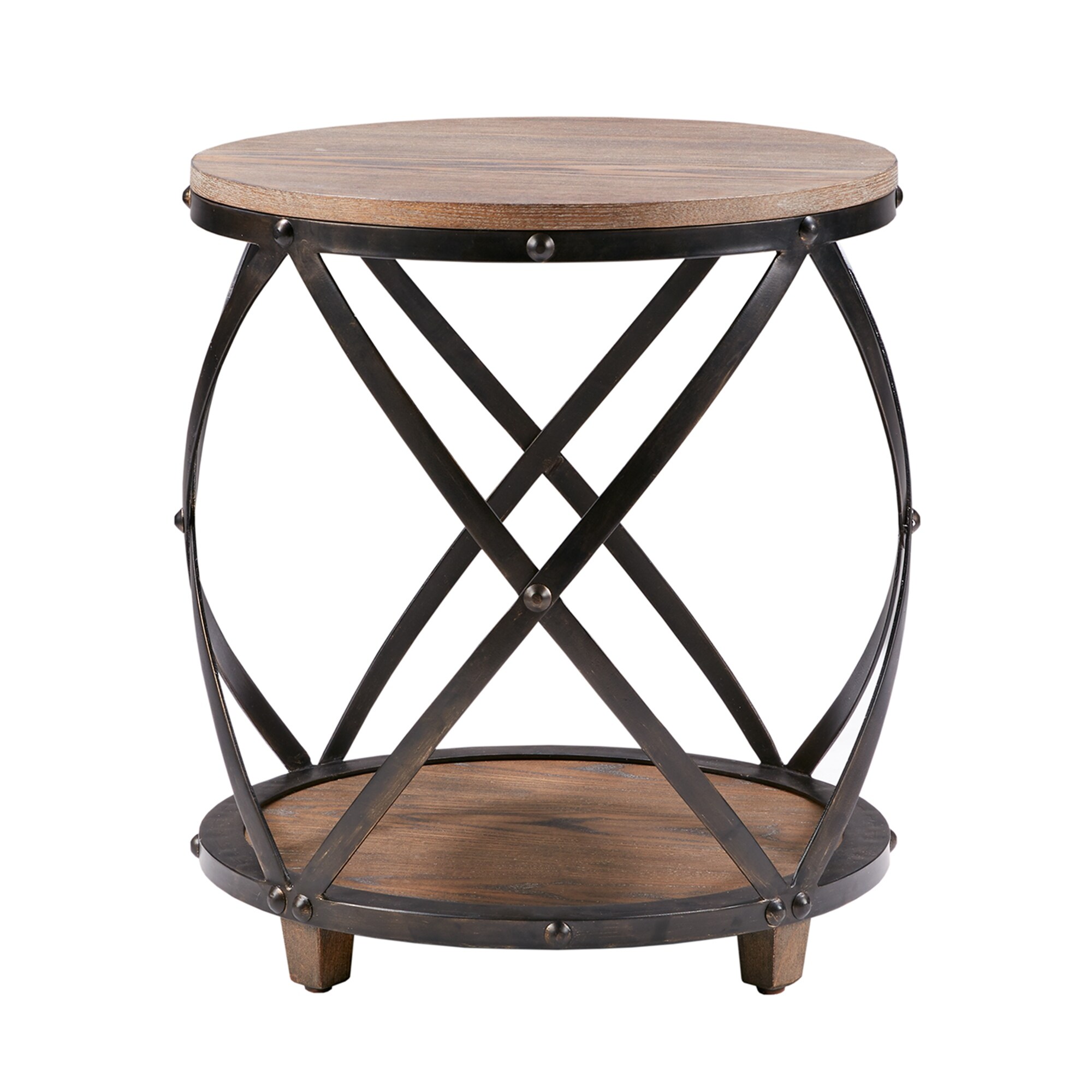 Madison Park Kagen Antique Bronze Bent Metal Accent Table