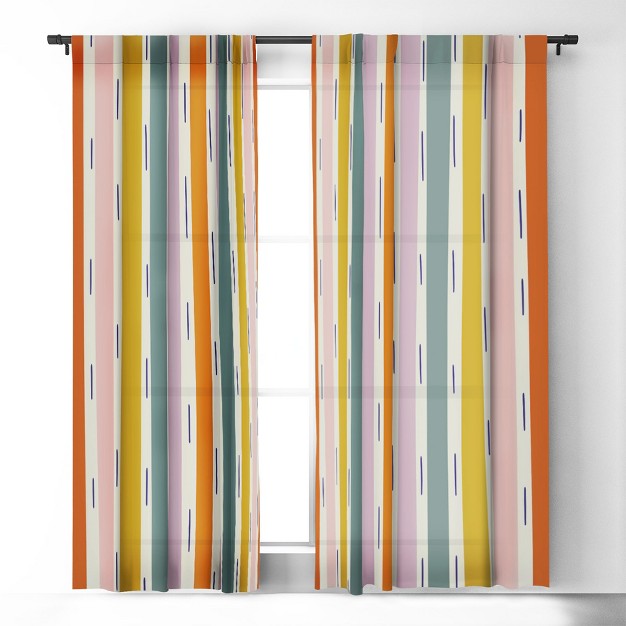 1pc Blackout Window Curtain Panel Deny Designs