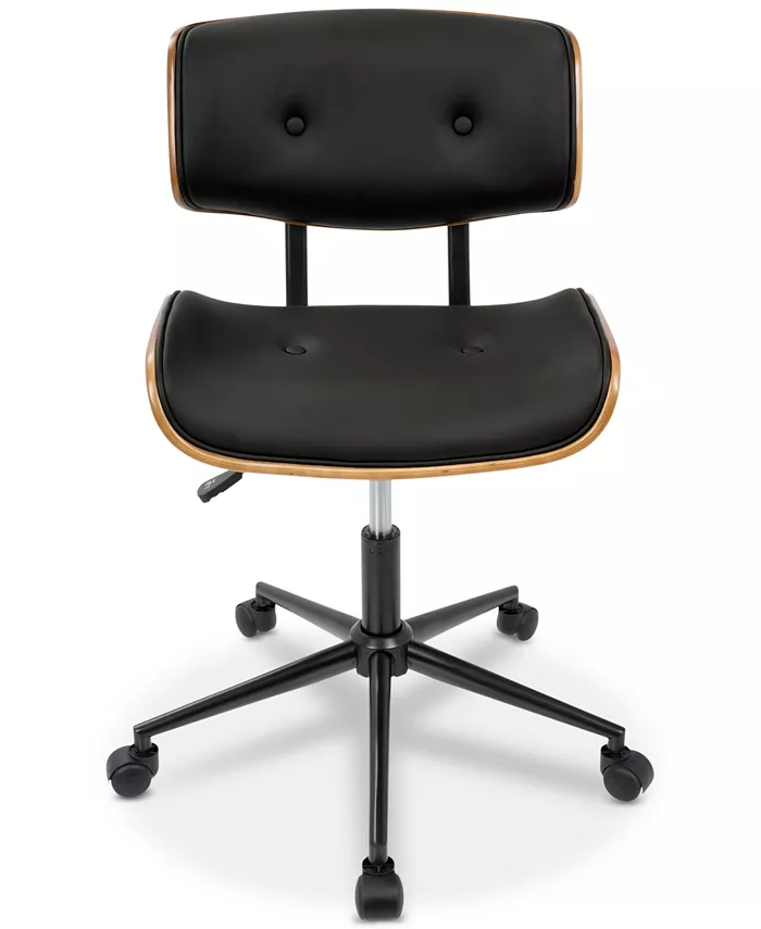 Lumisource Lombardi Faux Leather Office Chair