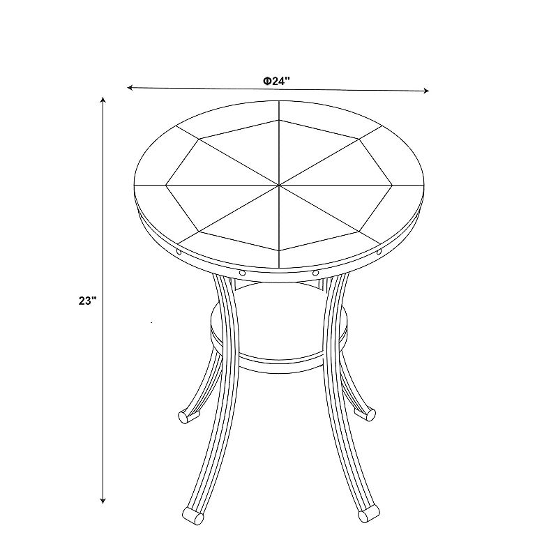 Linon Franklin End Table