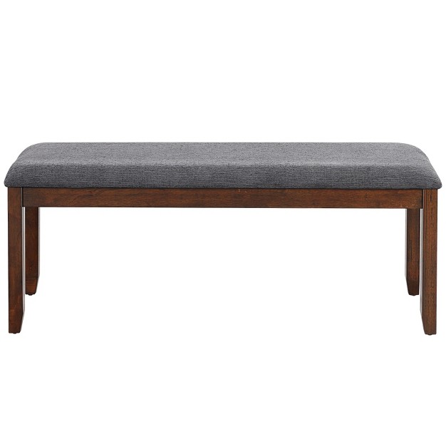Tangkula Set Of 2 Bench Seat Upholstered Dining Bench With Wood Legs For Bedroom living Room entryway