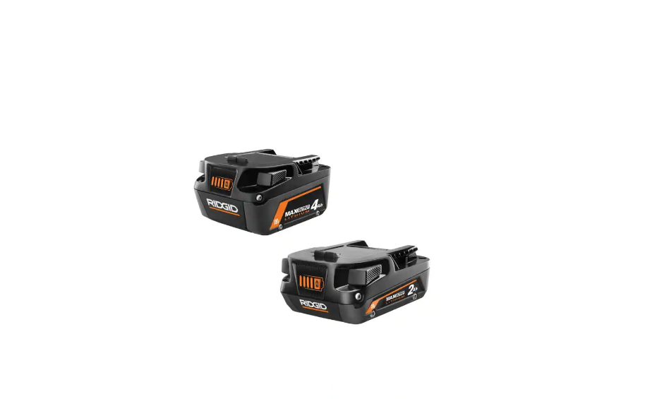 RIDGID R9225 18V Brushless Cordless 4-Tool Combo Kit with (1) 4.0 Ah and (1) 2.0 Ah MAX Output Batteries， 18V Charger， and Tool Bag