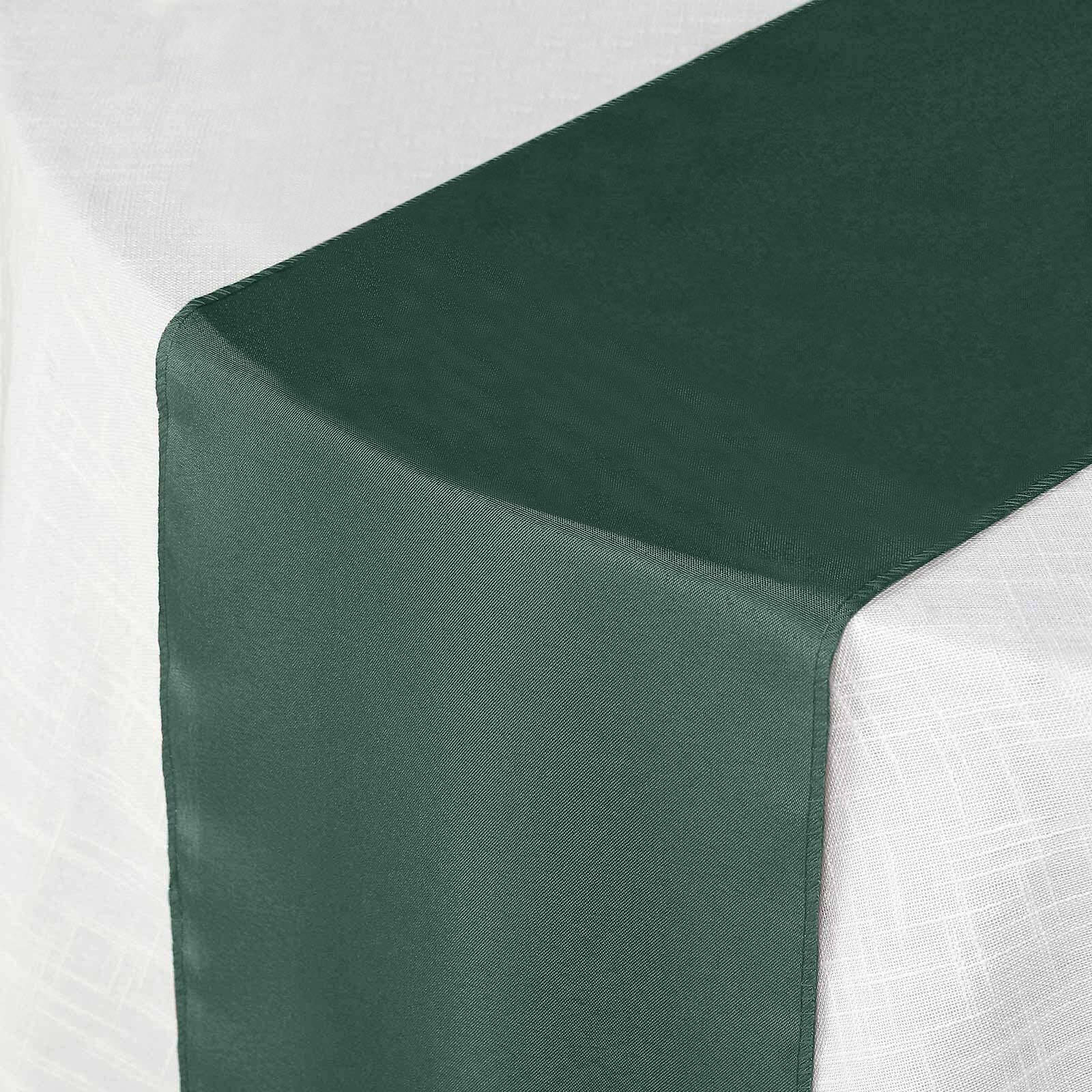 Hunter Emerald Green Polyester Table Runner 12