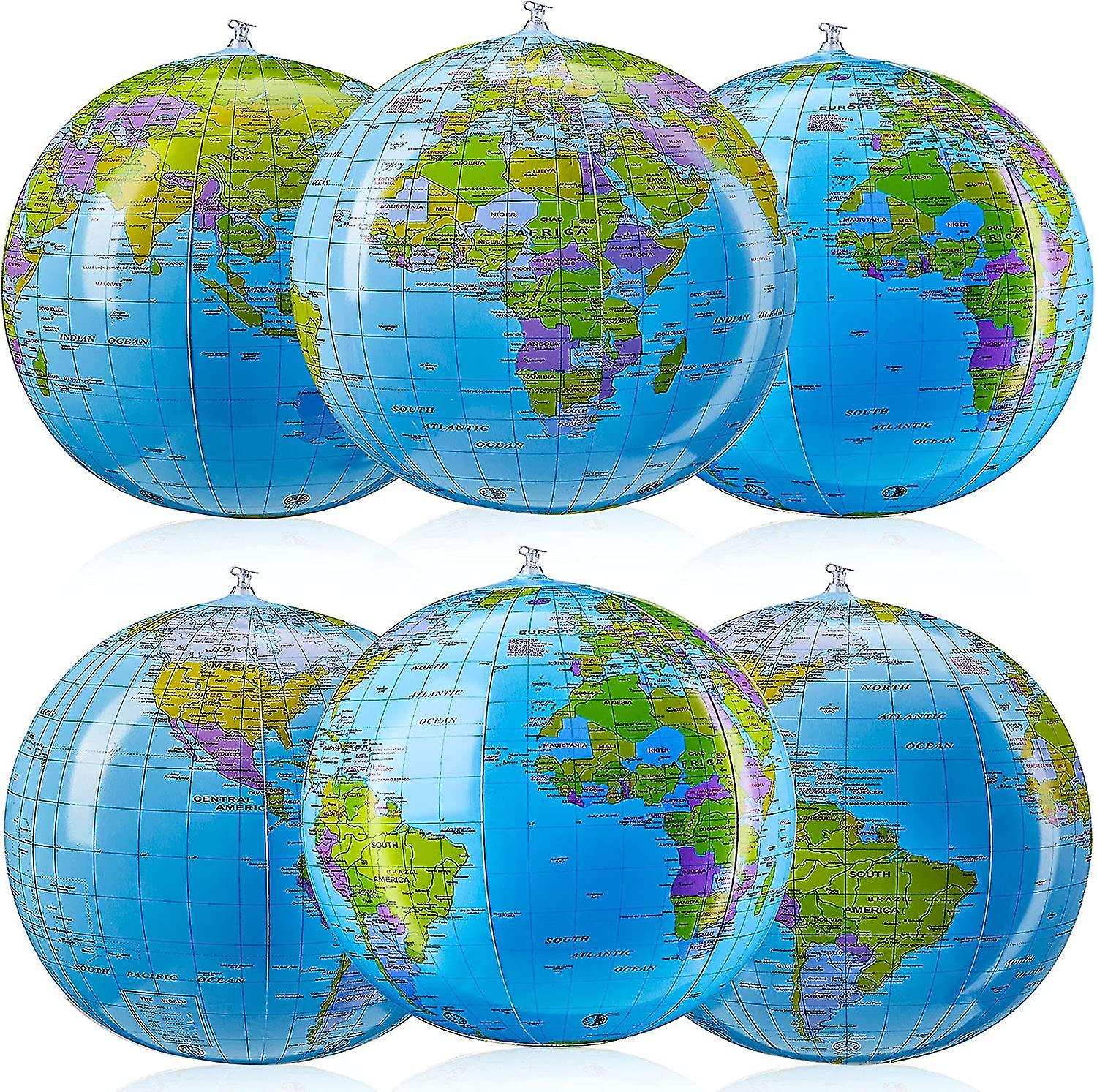 Beach Ball  Inflatable Beach Ball Earth Beach Ball Topographic Map Globes Pvc