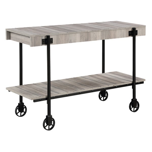 Hyssop Industrial 47-in Console Table by Furniture of America