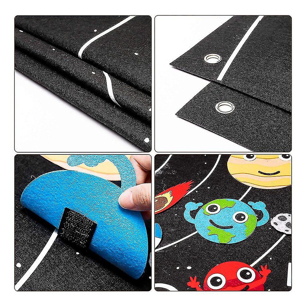 Kit For Kids Storytelling Set Reusable Space Laboratory Toys Planets Alien Galaxy Hanging Educational Toys Birthday Gift