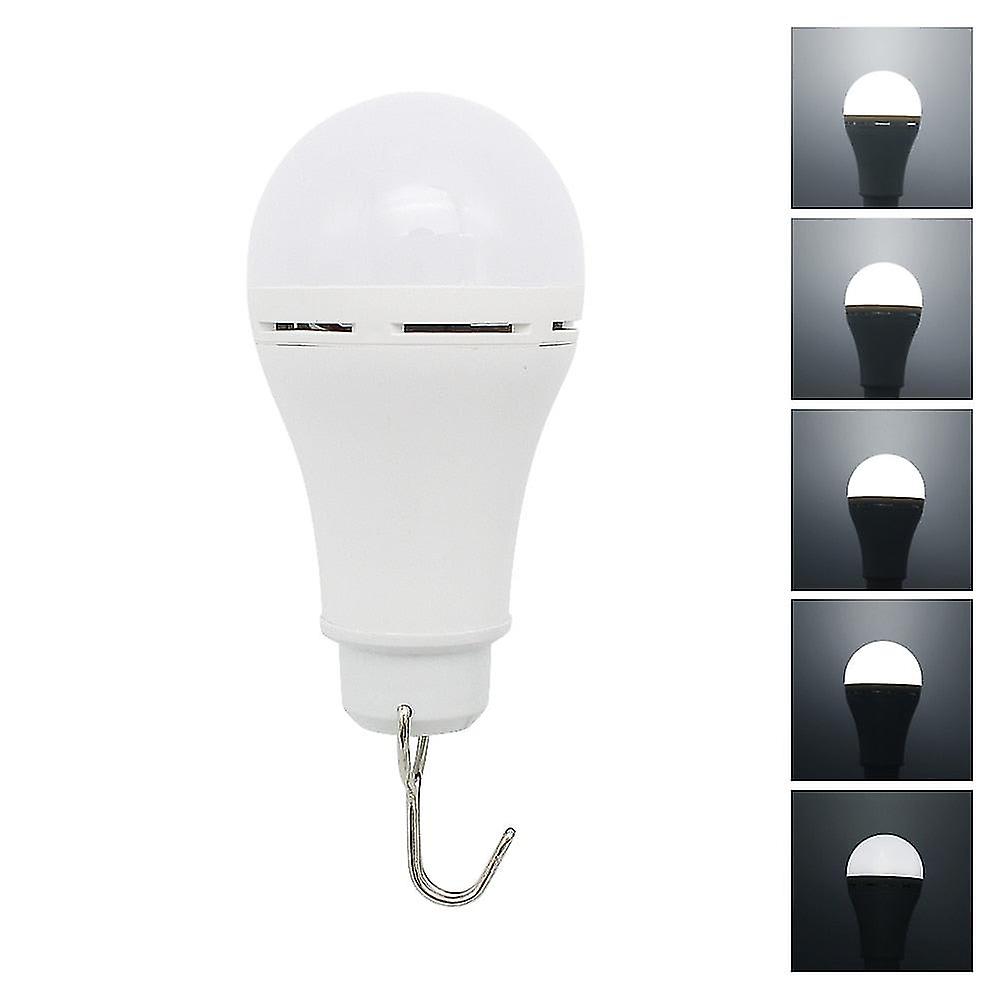 Outdoor Usb Led Bulb Light 3 Colors Adjustable Dimmable Portable Lanterns For Camping Fishing Hiking Tent Emergency Night Lamp