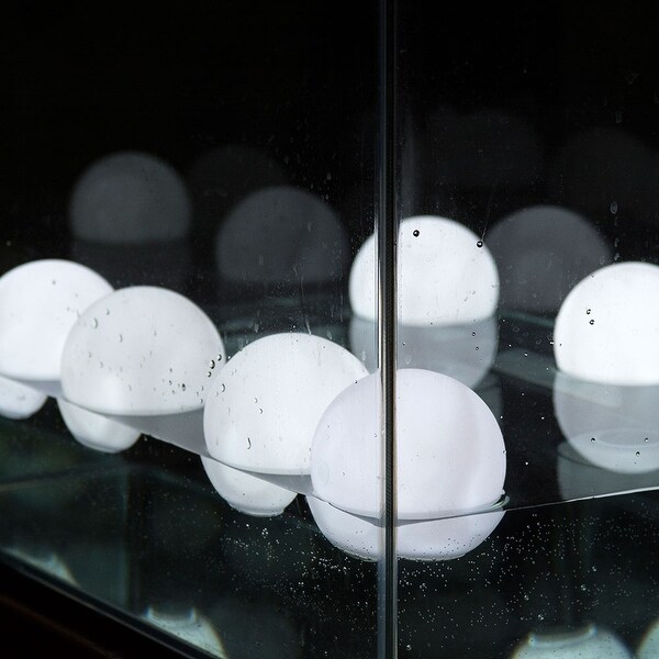 2/6/12Pcs LED Color Floating Ball Mood Light Garden for Pool Ponds and Parties 8cm/3inch