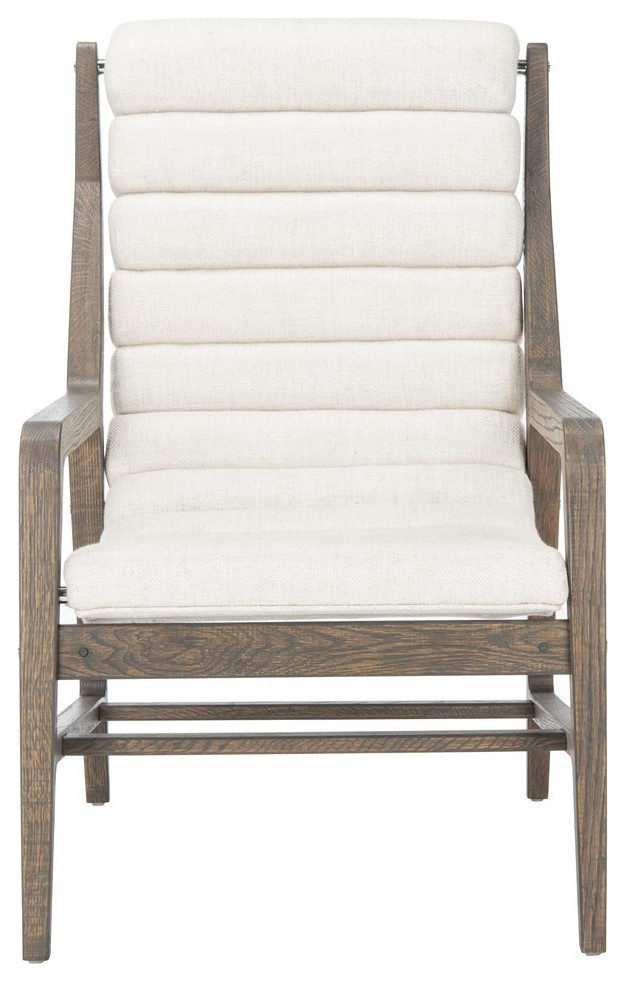 Andree Channel Tufted Chair   Midcentury   Armchairs And Accent Chairs   by Rustic Home Furniture Deco  Houzz