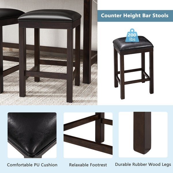 4-Piece Counter Height Table Set