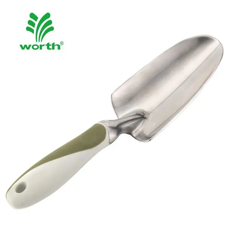 Quality aluminium steel head PP TPR handle spring professional gardening tools wholesale suppliers trowel