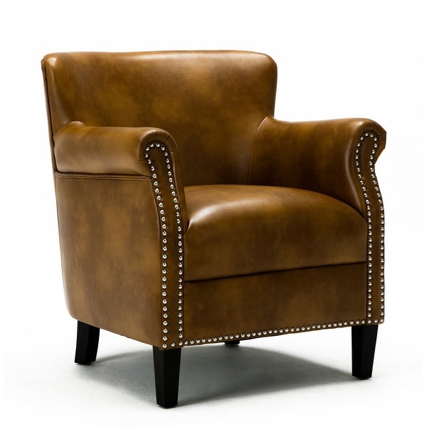 Hendrick Faux Leather Club Chair by Greyson Living